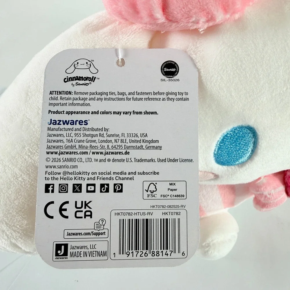 Jazwares Hello Kitty and Friends Series 3 Pink White Cinnamoroll 7